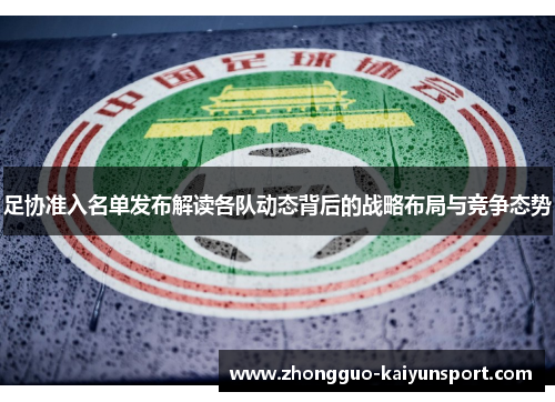 足协准入名单发布解读各队动态背后的战略布局与竞争态势